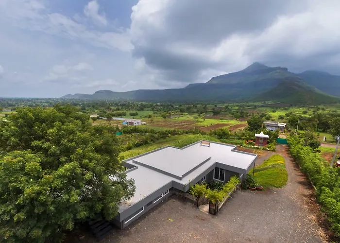 Saffronstays Serenity - 2Br Villa Overlooking Lake Kadwa With Garden, Swings & Treks Near Sula Vineyard Igatpuri