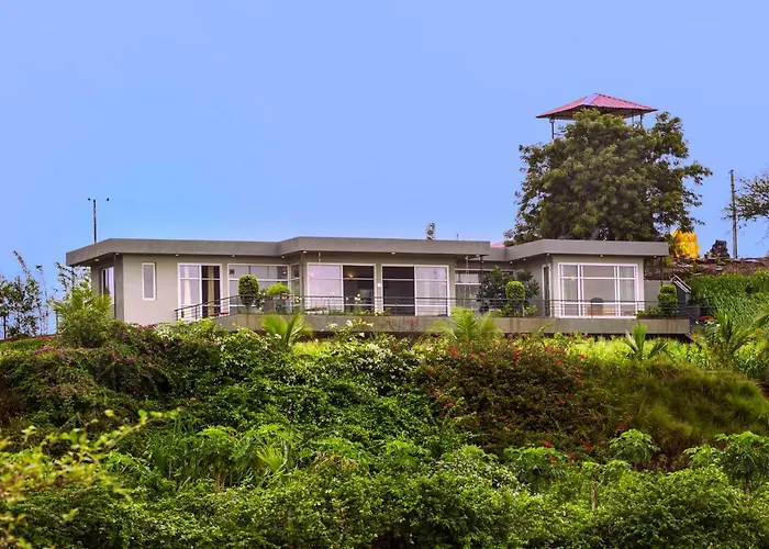 Saffronstays Serenity - 2Br Villa Overlooking Lake Kadwa With Garden, Swings & Treks Near Sula Vineyard Igatpuri